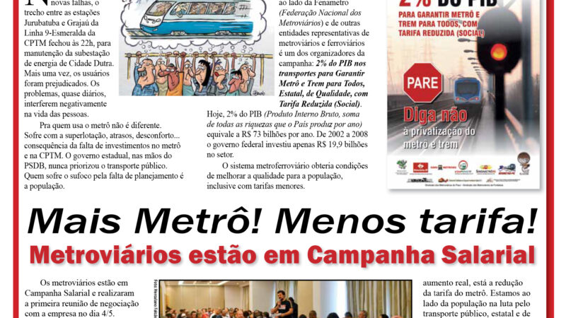 Informe Publicitário – Metrô News – 08/05/2012