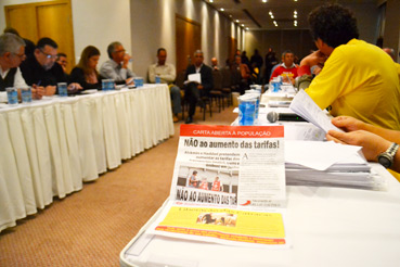 A terceira rodada de negociação da Campanha Salarial 2013 aconteceu no dia 9/5, no Hotel Marabá
