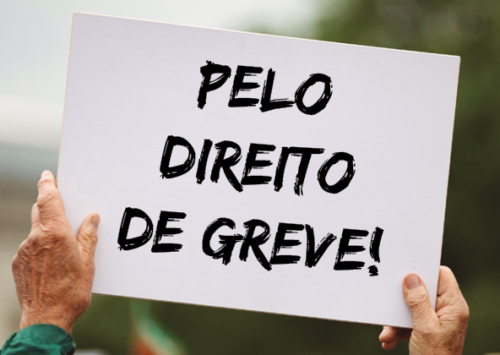 Abaixo o convênio com a PM para furar greves!