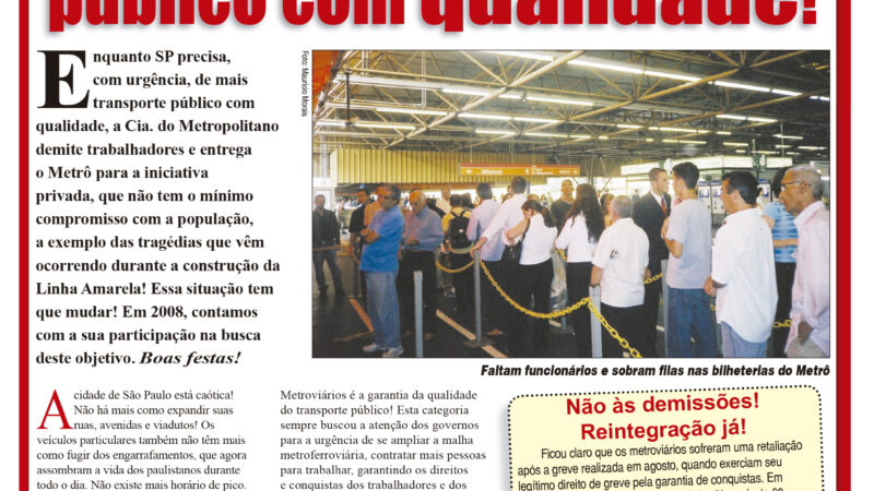 Informe Publicitário – Metronews – 18/12/2007