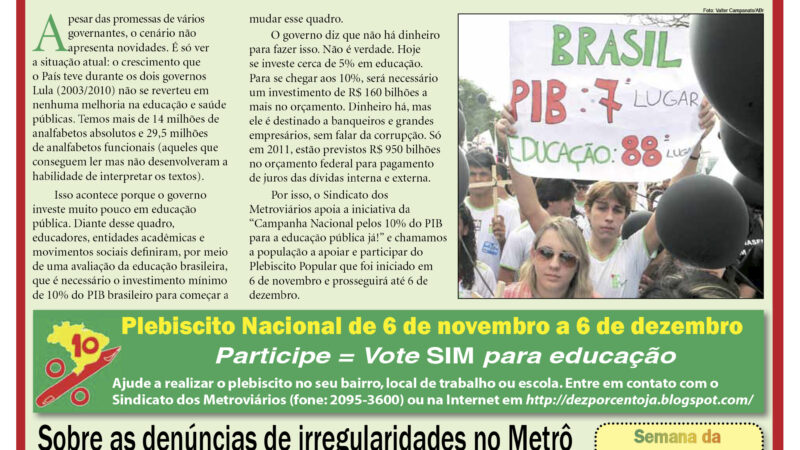 Informe Publicitário – Metronews – 17/11/2011